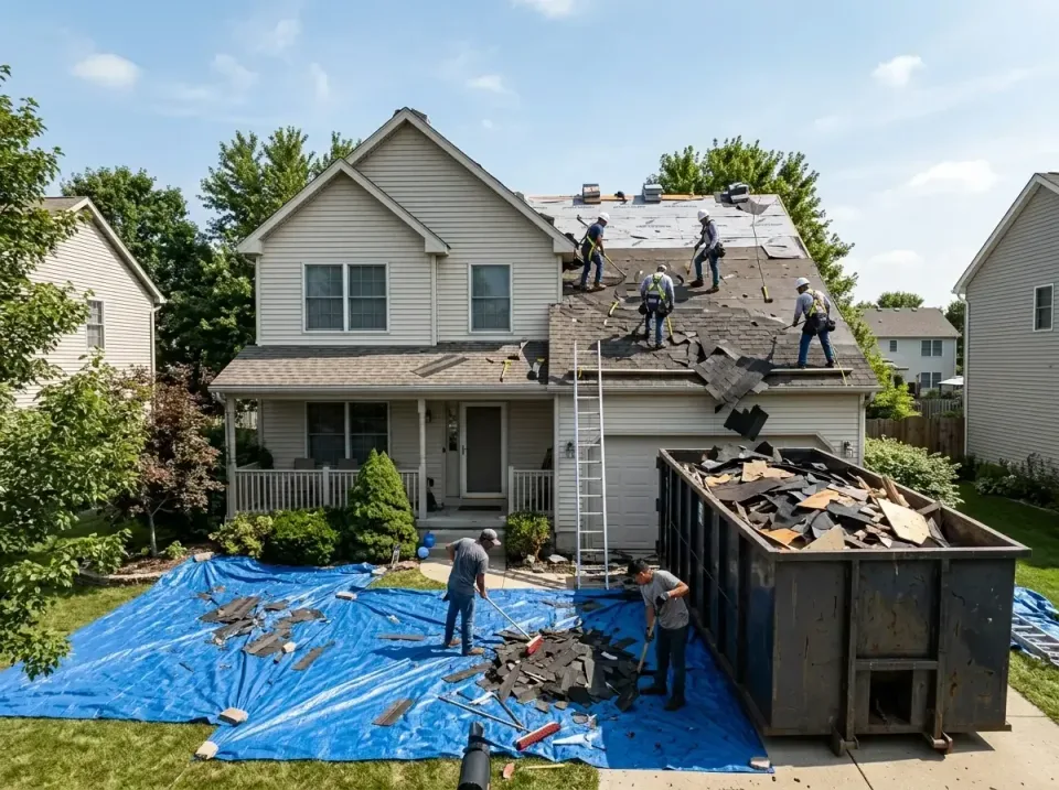 roof-replacement-debris-remova-004 — frequently asked questions, Cheapest Dumpster Rentals in Victor, ID
